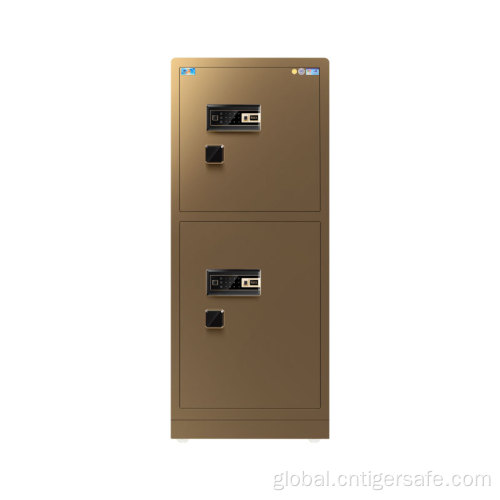 Fingerprint Lock Safe Box tiger safes Classic series 1800mm high 2-door Supplier